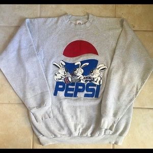 Vintage Pepsi Easter Bunny Sweater